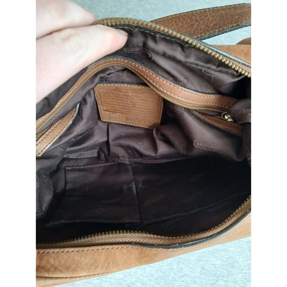 Coach Purse Ergo Leather Hobo Shoulder Bag Designer 9591 Y2k Brown - Picture 15 of 16